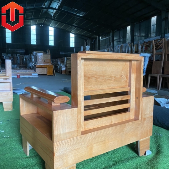SOFA ĐỐI TRỨNG SỒI LAU MÀU HƯƠNG VÀNG