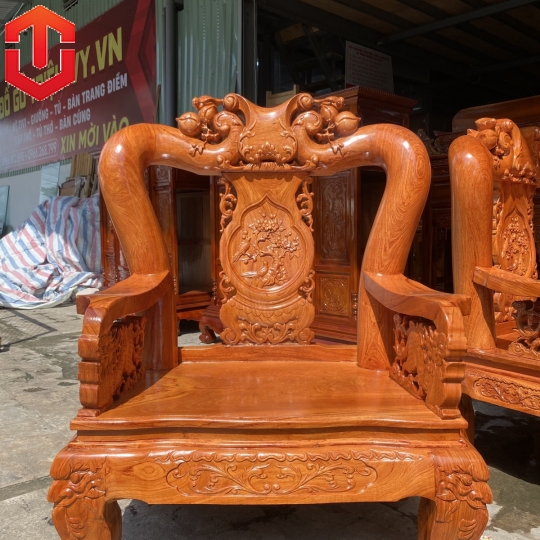 SALON ĐÀO TAY RỒNG HƯƠNG ĐÁ C12 6 MÓN