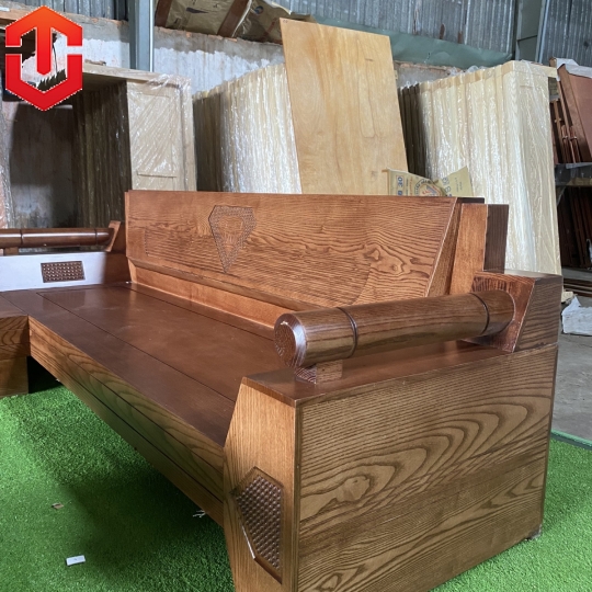 SOFA GÓC KIM CƯƠNG SỒI LAU MÀU ÓC CHÓ
