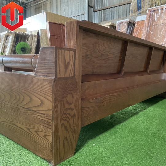 SOFA GÓC KIM CƯƠNG SỒI LAU MÀU ÓC CHÓ