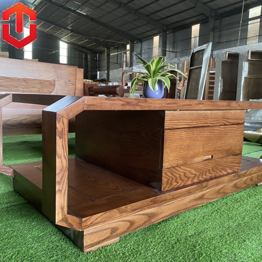 SOFA GÓC KIM CƯƠNG SỒI LAU MÀU ÓC CHÓ