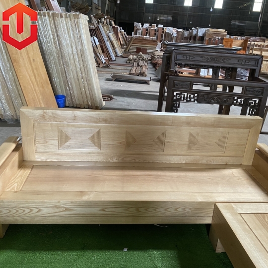 SOFA GÓC NHỎ TO SỒI 2M3 x 2M MÀU TỰ NHIÊN 