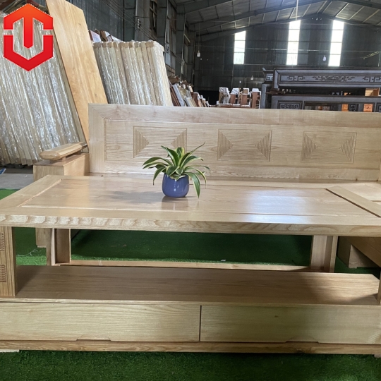 SOFA GÓC NHỎ TO SỒI 2M3 x 2M MÀU TỰ NHIÊN 