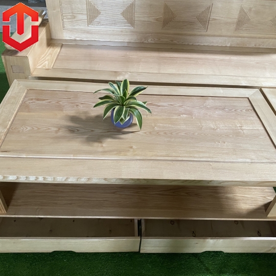 SOFA GÓC NHỎ TO SỒI 2M3 x 2M MÀU TỰ NHIÊN 