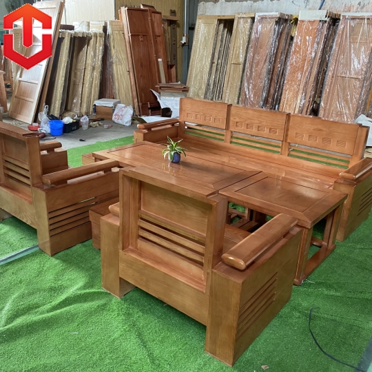 SOFA ĐỐI TRỨNG SỒI MÀU XOAN ĐÀO