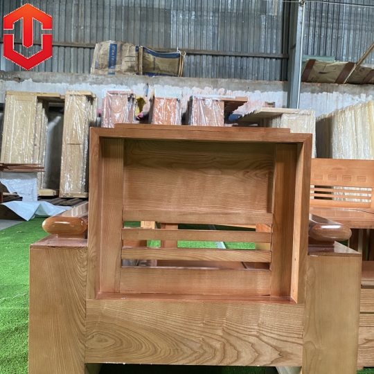 SOFA ĐỐI TRỨNG SỒI MÀU XOAN ĐÀO