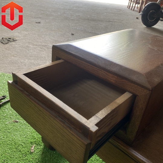 SOFA GÓC CHÂN CHOÃI SỒI LAU MÀU ÓC CHÓ - VẾ PHẢI