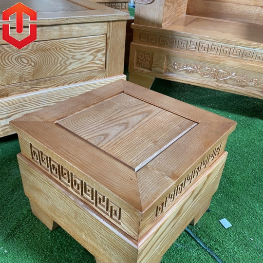 SOFA PHÁO ĐỐI SỒI LAU MÀU HƯƠNG VÀNG