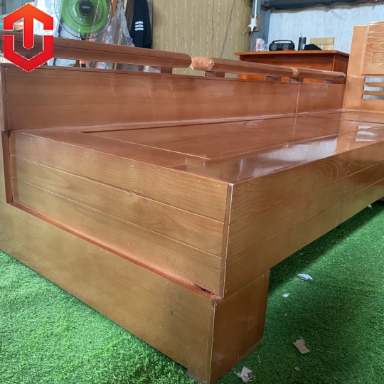 SOFA GÓC TRỨNG TO 2M3x2M SỒI MÀU XOAN ĐÀO