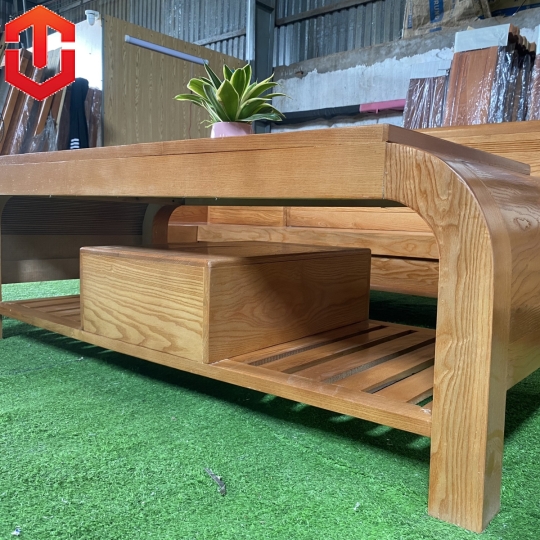 SOFA GÓC CHÂN CUỐN SỒI LAU MÀU HƯƠNG VÀNG - VẾ TRÁI