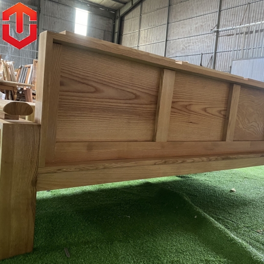 SOFA GÓC NHỎ SỒI 2Mx1M8 MÀU TỰ NHIÊN TỰA TRỐNG ĐỒNG