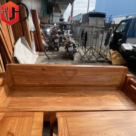 SOFA GÓC KIM CƯƠNG HƯƠNG ĐÁ 2M3 X 2M
