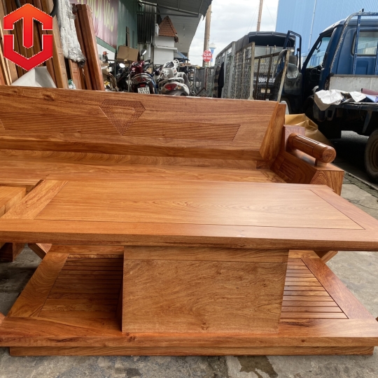 SOFA GÓC KIM CƯƠNG HƯƠNG ĐÁ 2M3 X 2M