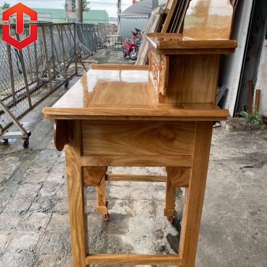 BÀN CÚNG GÕ ĐỎ 2 TẦNG 1M07