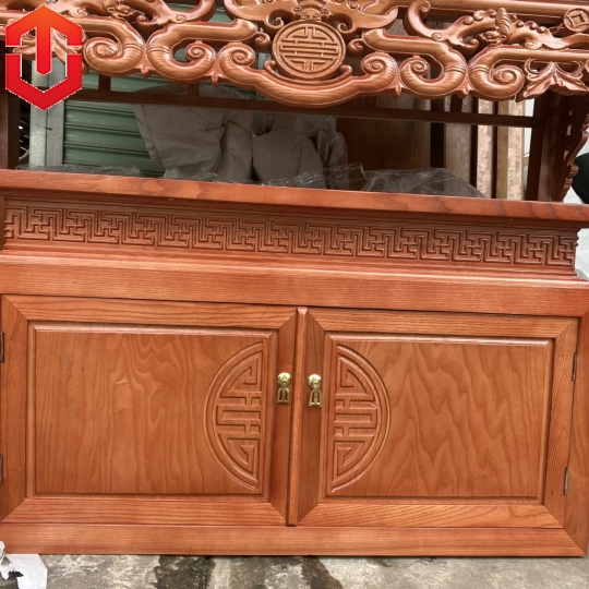 BÀN CÚNG SỒI 1M97 TAM CẤP + TỦ CƠM