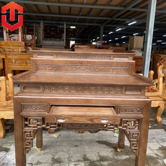 BÀN CÚNG SỒI 2 TẦNG 1M27 LAU MÀU ÓC CHÓ
