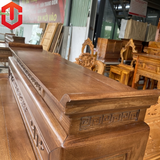 BÀN CÚNG SỒI 2 TẦNG 1M27 LAU MÀU ÓC CHÓ