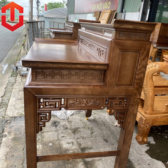 BÀN CÚNG SỒI 2 TẦNG 1M27 LAU MÀU ÓC CHÓ
