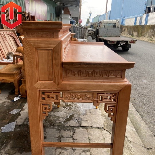 BÀN CÚNG SỒI 2 TẦNG 1M53 LAU MÀU HƯƠNG VÀNG