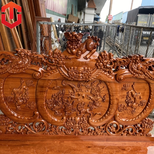 SALON NGHÊ 5 ĐẦU HƯƠNG ĐÁ CỘT 12 6 MÓN