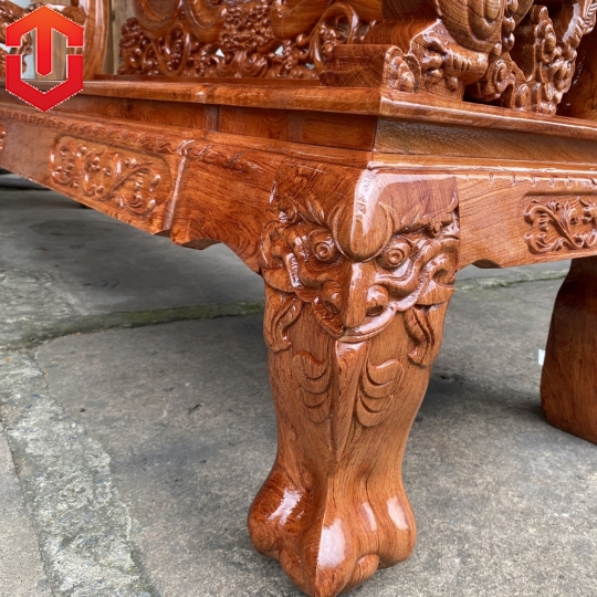 SALON NGHÊ 5 ĐẦU HƯƠNG ĐÁ CỘT 12 6 MÓN