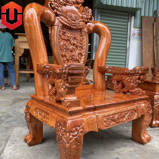 SALON NGHÊ 5 ĐẦU HƯƠNG ĐÁ CỘT 12 6 MÓN