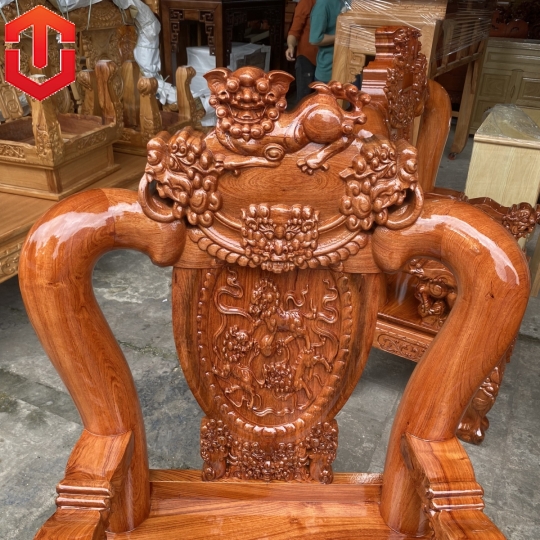SALON NGHÊ 5 ĐẦU HƯƠNG ĐÁ CỘT 12 6 MÓN