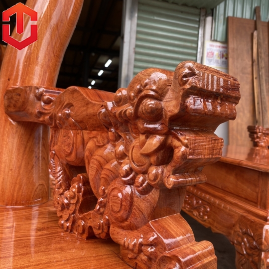 SALON NGHÊ 5 ĐẦU HƯƠNG ĐÁ CỘT 12 6 MÓN