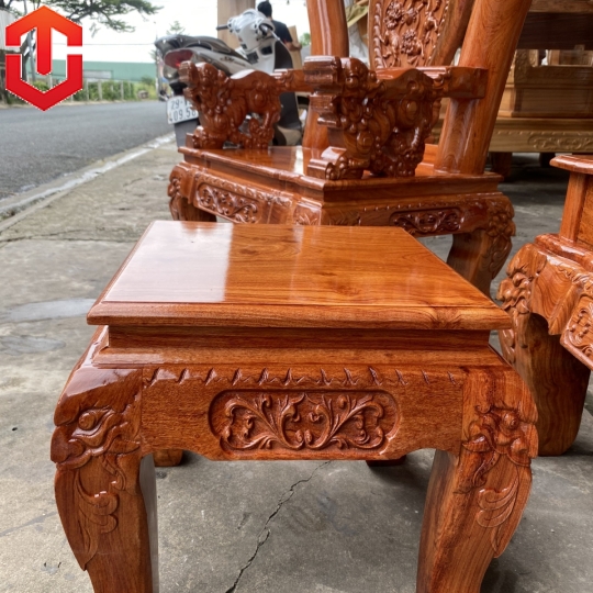 SALON NGHÊ 5 ĐẦU HƯƠNG ĐÁ CỘT 12 6 MÓN