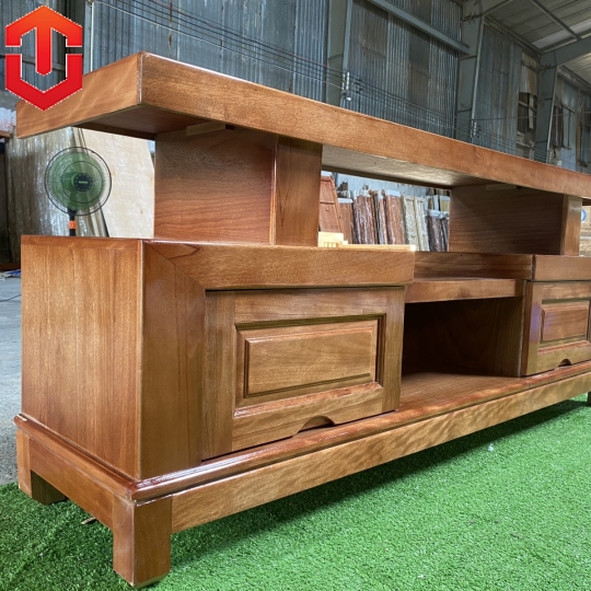 KỆ NHẬT XOAN ĐÀO 1M8 - KỆ TIVI