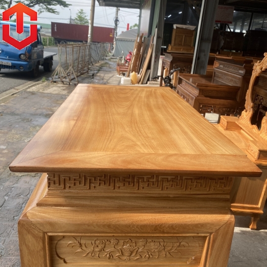 BÀN CÚNG NHƯ Ý GÕ ĐỎ 1M27 