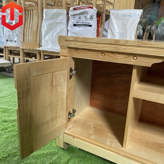KỆ TIVI SỒI MÂU ĐƠN 1M8 SỒI MÀU TỰ NHIÊN