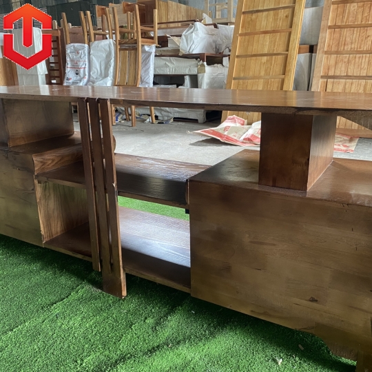 KỆ NHẬT SỒI LAU MÀU ÓC CHÓ 1M8