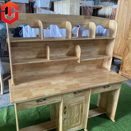 BÀN HỌC SINH  GỖ CAO SU MÀU TỰ NHIÊN 