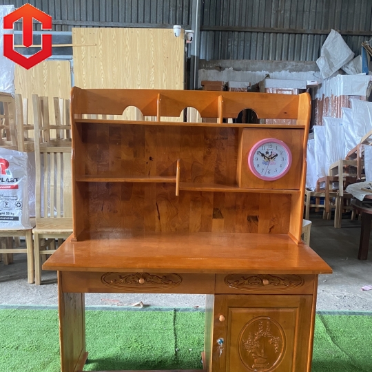 BÀN HỌC SINH 1M2 GỖ CAO SU MÀU CÁNH GIÁN