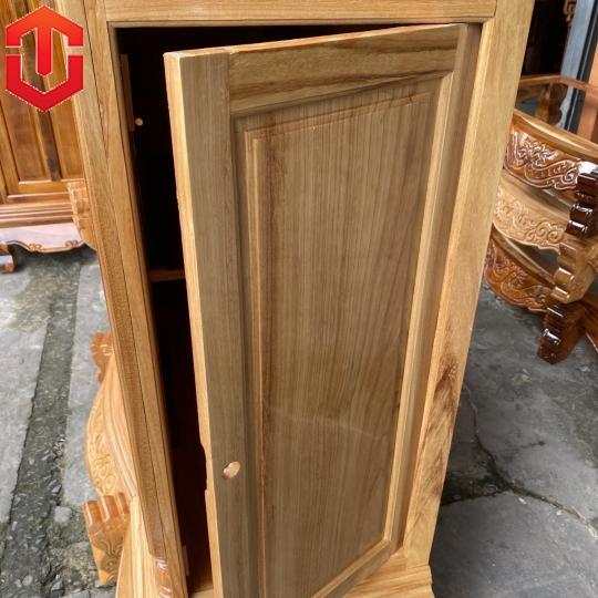 TỦ THỜ GÕ ĐỎ 1M47 6 CHÂN