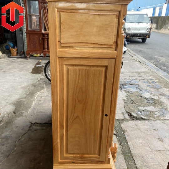 TỦ THỜ GÕ ĐỎ 1M47 6 CHÂN