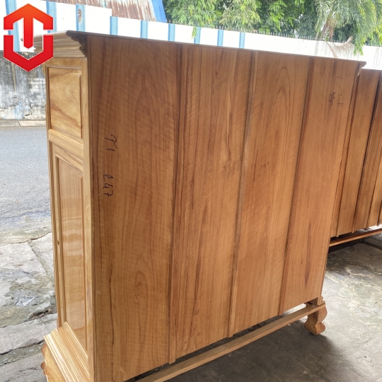 TỦ THỜ GÕ ĐỎ 1M47 6 CHÂN
