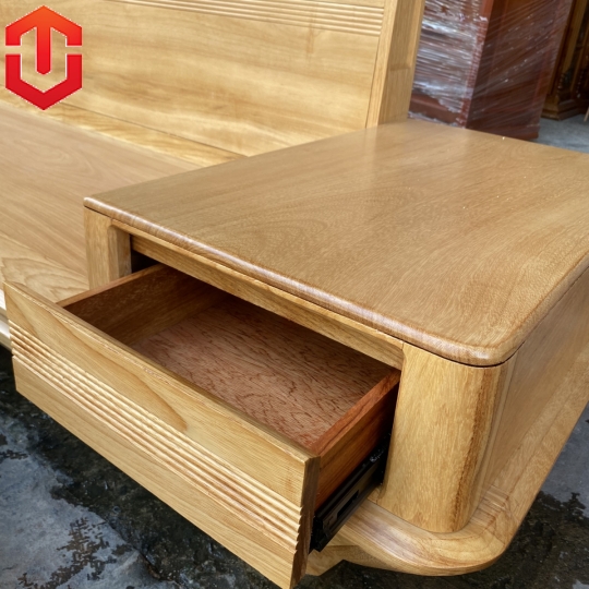 SOFA GÓC CHÂN THUYỀN GÕ ĐỎ VẾ TRÁI