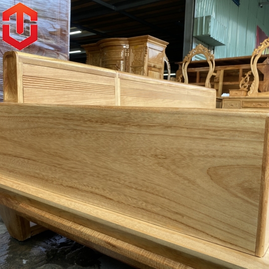SOFA GÓC CHÂN THUYỀN GÕ ĐỎ VẾ TRÁI