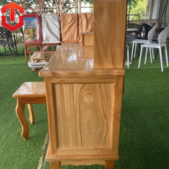 BÀN PHẤN GÕ ĐỎ GƯƠNG NỮ HOÀNG 1M1