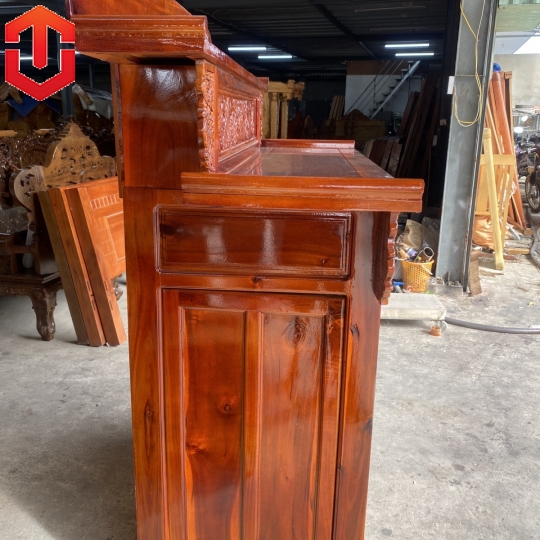 BÀN TỦ CÚNG GỖ TRÀM 1M47