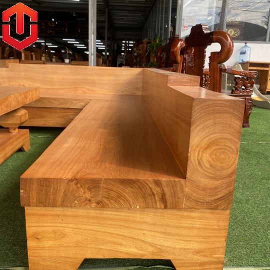 SOFA GÓC NGUYÊN KHỐI GÕ ĐỎ
