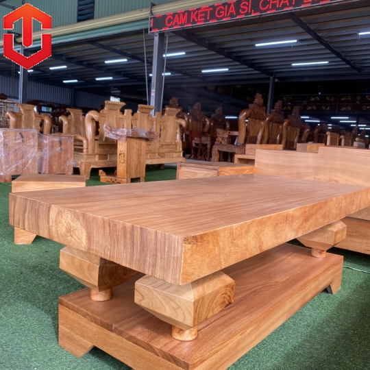 SOFA GÓC NGUYÊN KHỐI GÕ ĐỎ