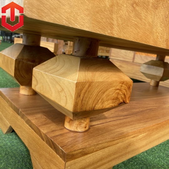 SOFA GÓC NGUYÊN KHỐI GÕ ĐỎ