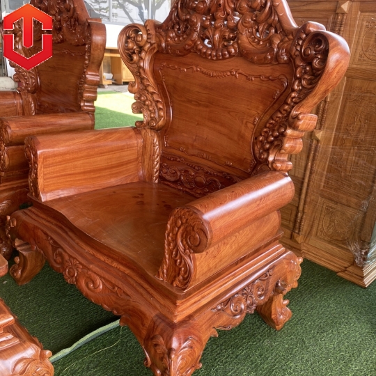 SALON HOÀNG GIA NGUYÊN KHỐI HƯƠNG ĐÁ CỘT 12 MẶT LIỀN