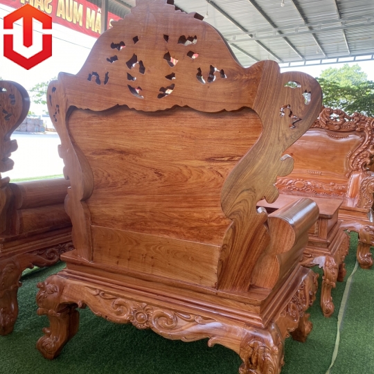 SALON HOÀNG GIA NGUYÊN KHỐI HƯƠNG ĐÁ CỘT 12 MẶT LIỀN
