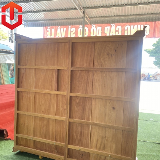 TỦ ÁO GÕ ĐỎ ĐÌNH BẰNG 2M