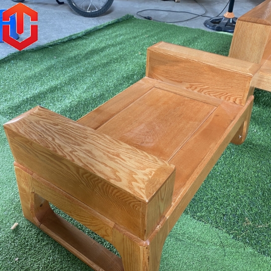 SOFA 1 VĂNG CHÂN CHOÃI SỒI LAU MÀU HƯƠNG VÀNG - VẾ TRÁI