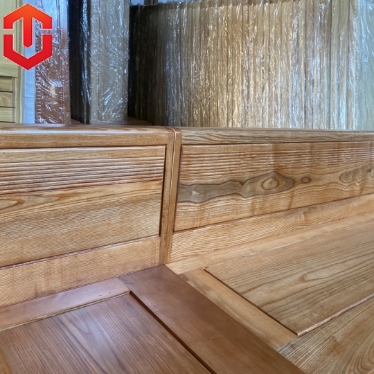 SOFA GÓC CHÂN CHOÃI SỒI LAU MÀU HƯƠNG VÀNG - VẾ TRÁI